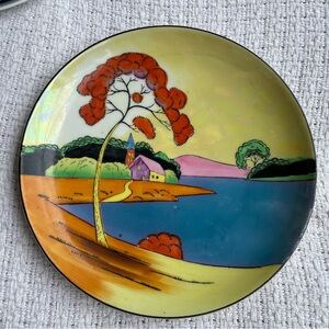 Hand painted plate made in Japan